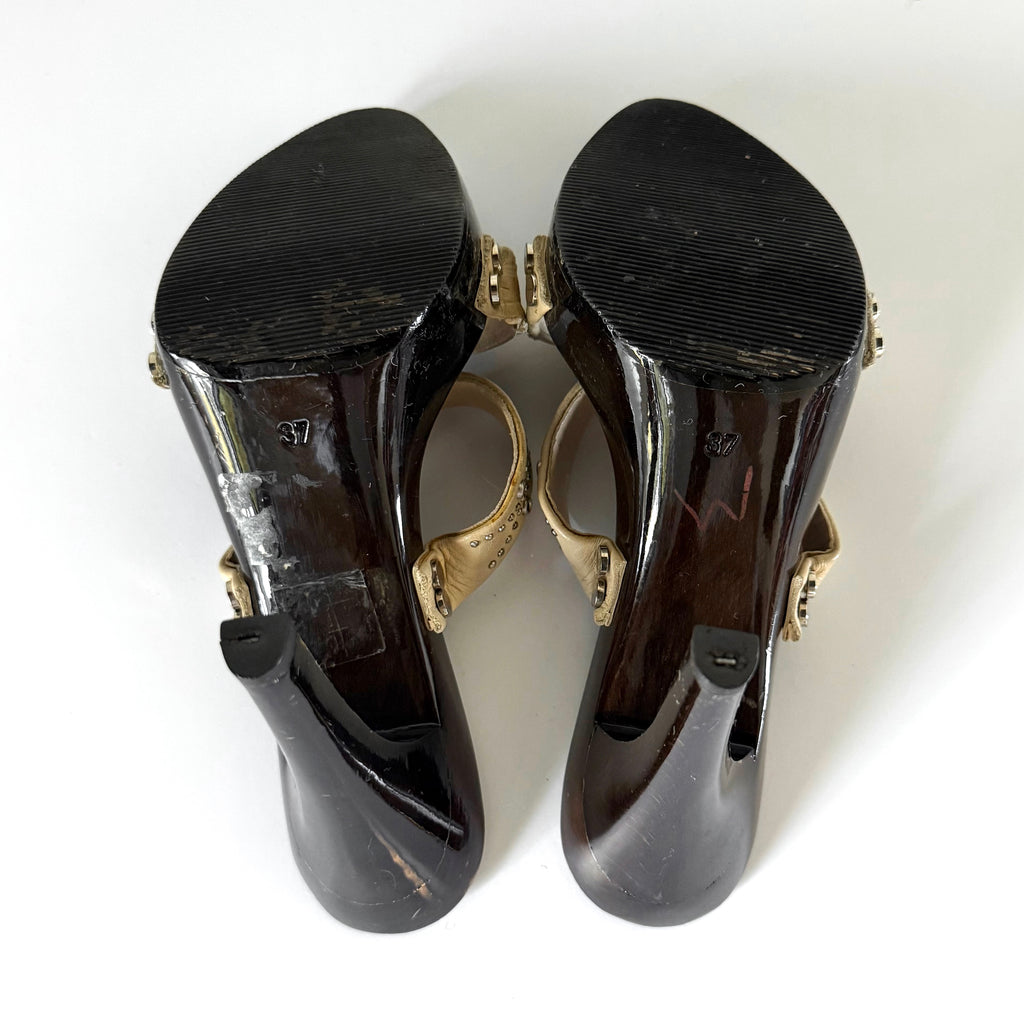 Vintage Versace Studded Heels (37)