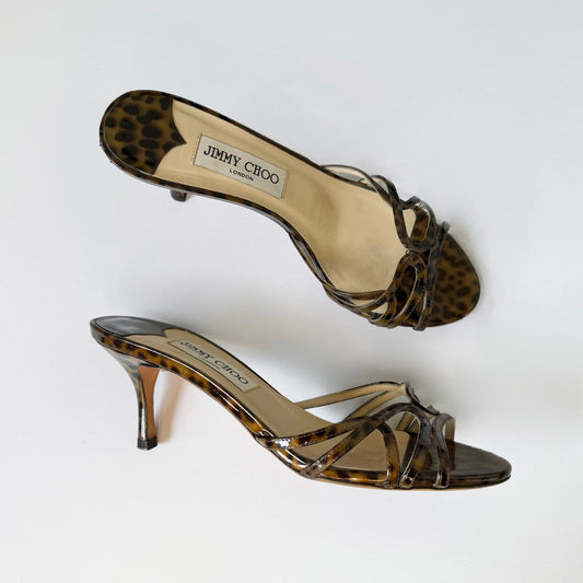 Jimmy Choo Cheetah Sandal Heels
