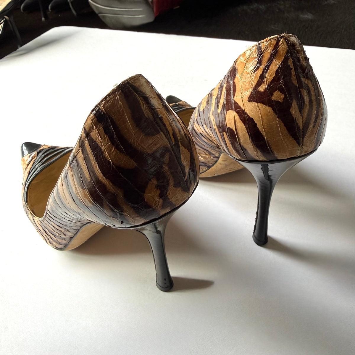 Jimmy Choo Tiger Print Heels (36)