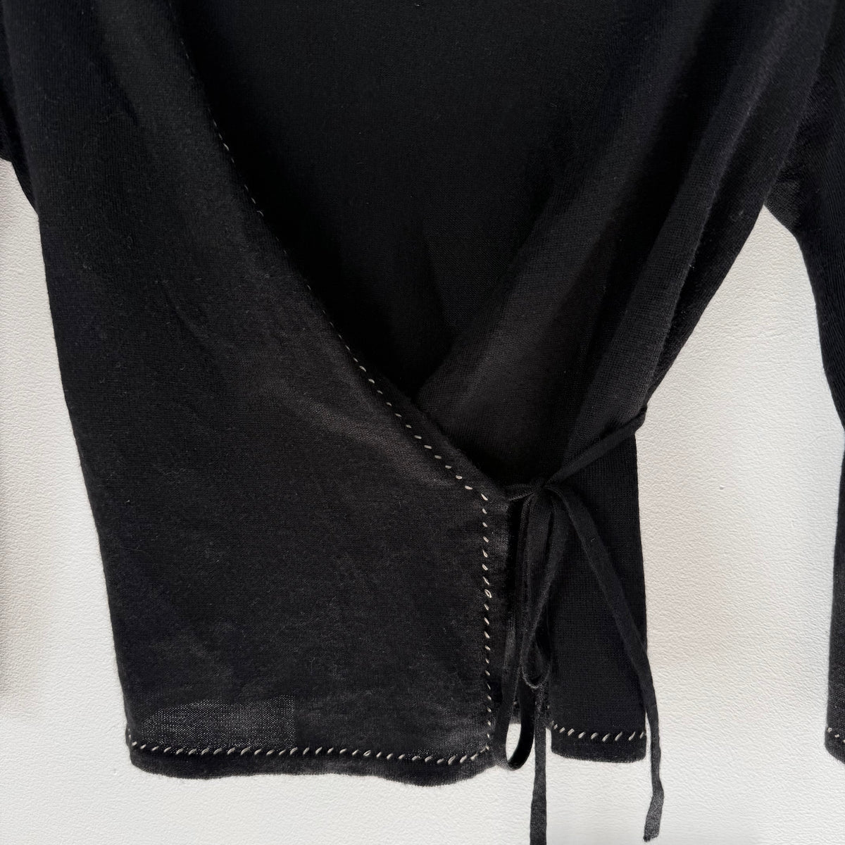 Vintage Cashmere Wrap Top