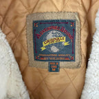 Vintage Suede Fur Trim Coat