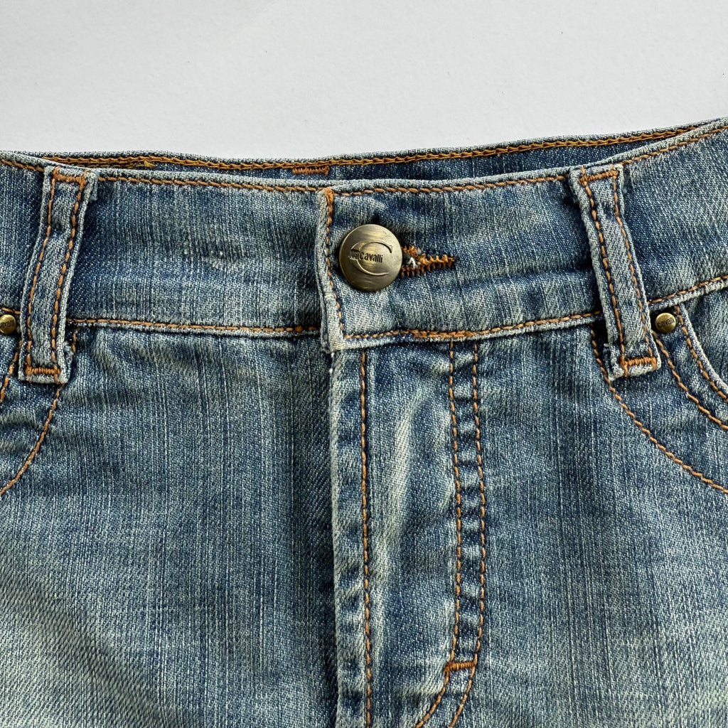 Vintage Cavalli Denim Skirt