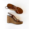 Vintage Miu Miu Wedge Sandal Heels (36)