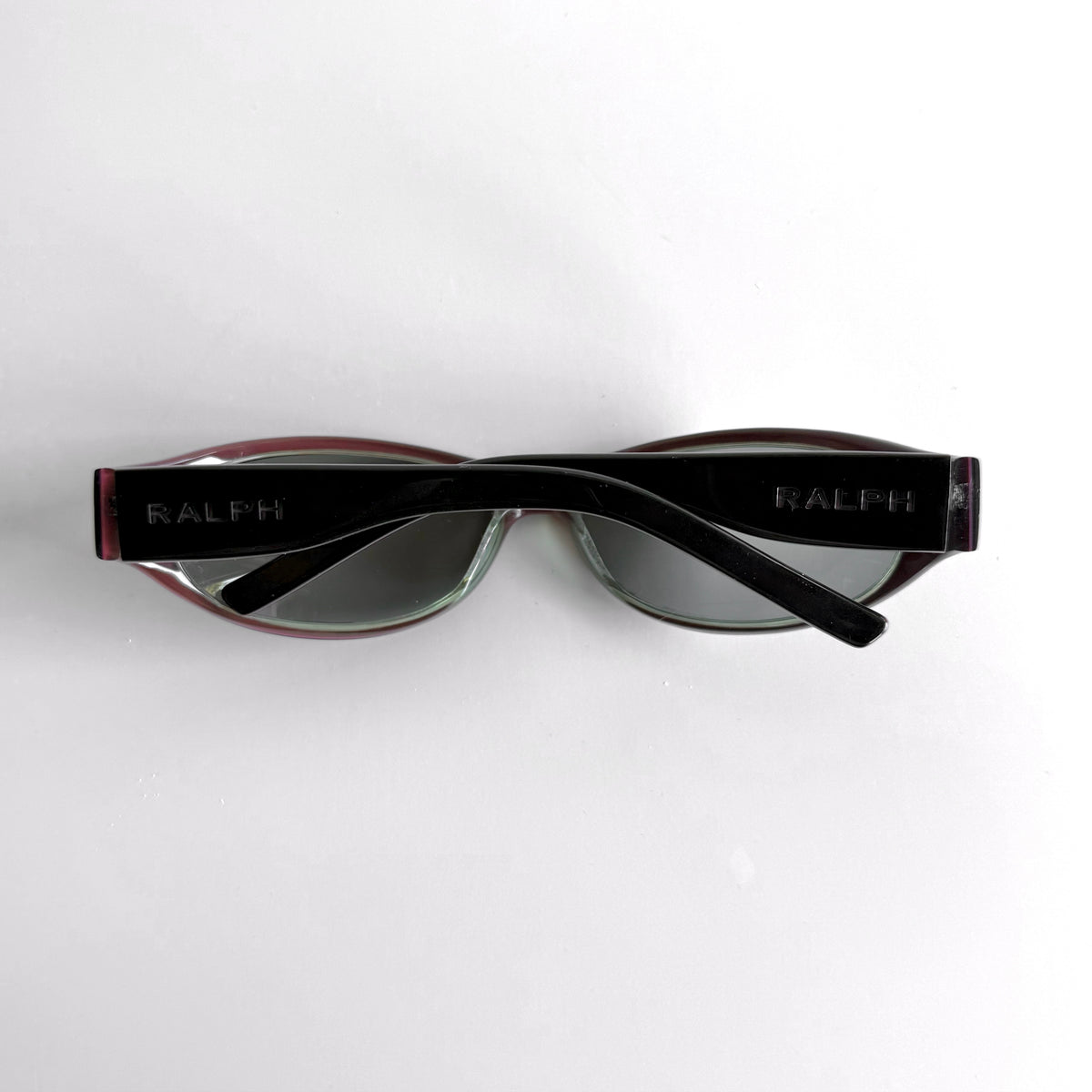 Vintage Ralph Lauren Black Slim Wrap Sunglasses