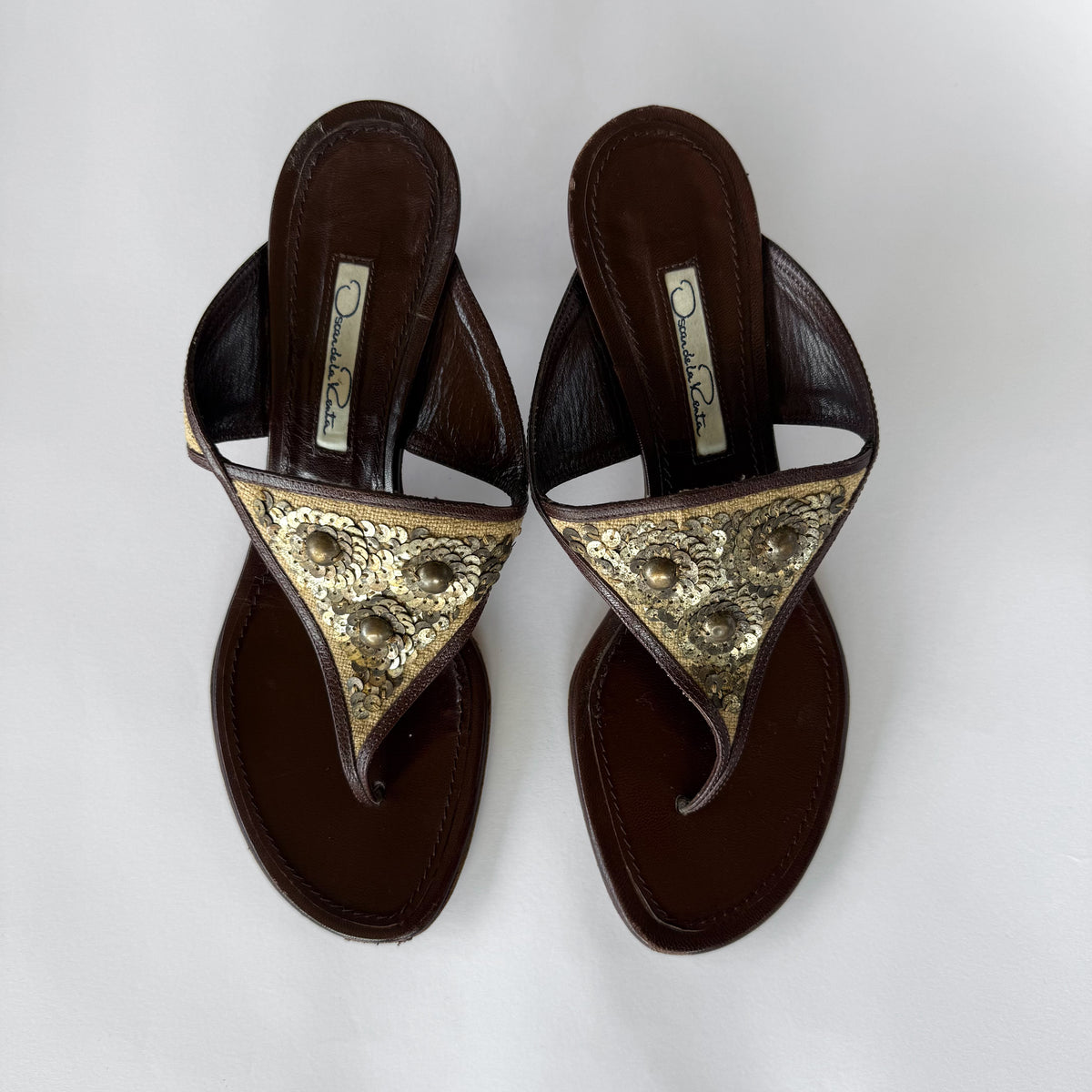 Oscar De La Renta Sandal Heels (39.5)