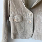 Vintage Suede Blazer Jacket