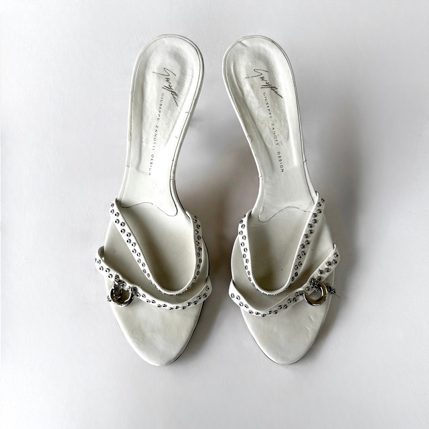 Vintage Giuseppe Zanotti Studded Sandal Heels (38)