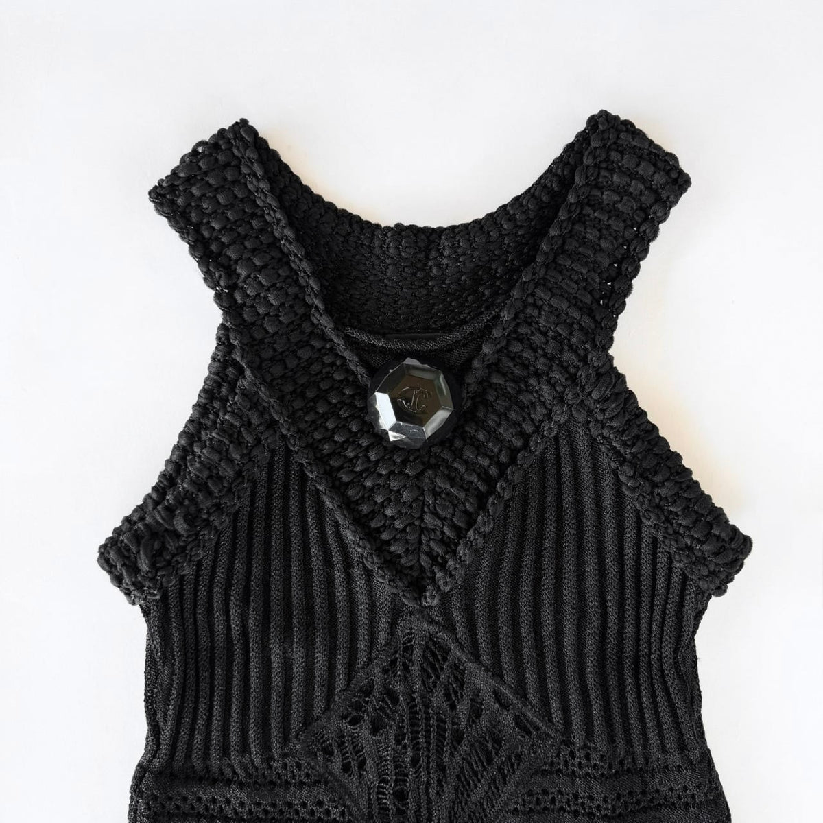 Vintage Cavalli Crochet Tank Top