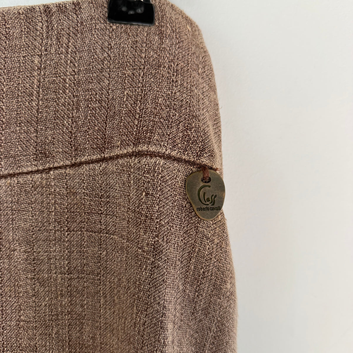 Vintage Roberto Cavalli Linen Skirt