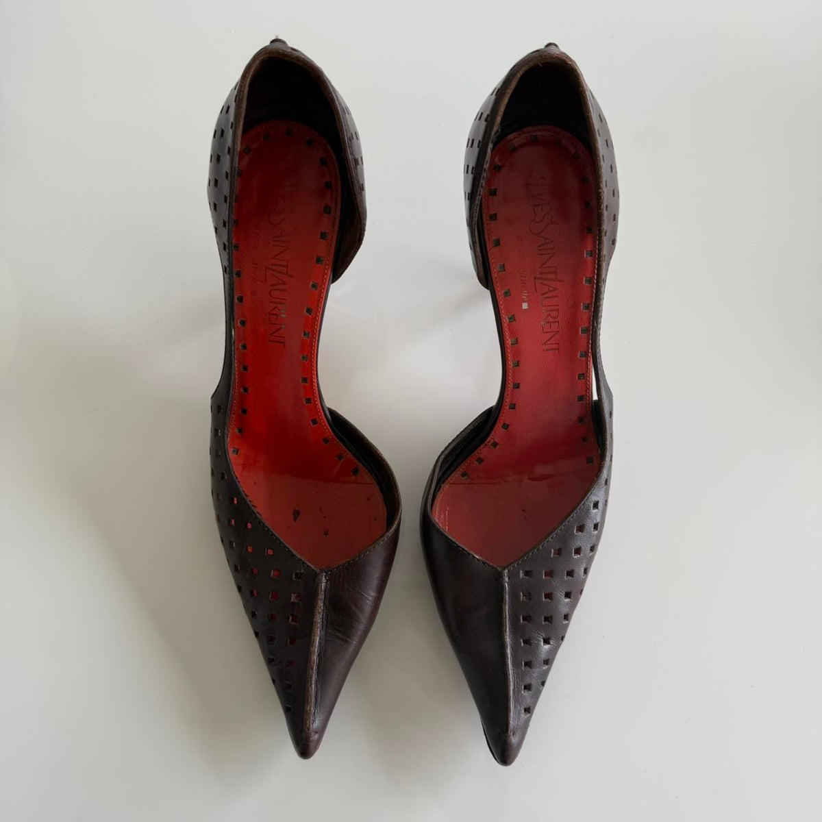 Vintage YSL Pointed Toe Heels (37)