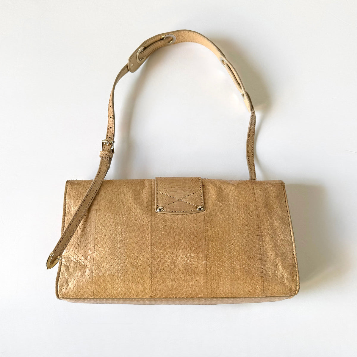 Vintage Jimmy Choo Python Shoulder Bag