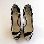 Vintage Giuseppe Zanotti Zebra Print Pumps (37.5)