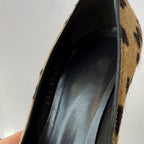 Vintage Giuseppe Zanotti Pony Hair Leopard Print Heels (37)