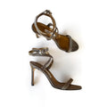 Manolo Blahnik Strappy Shimmer Sandal Heels (38)