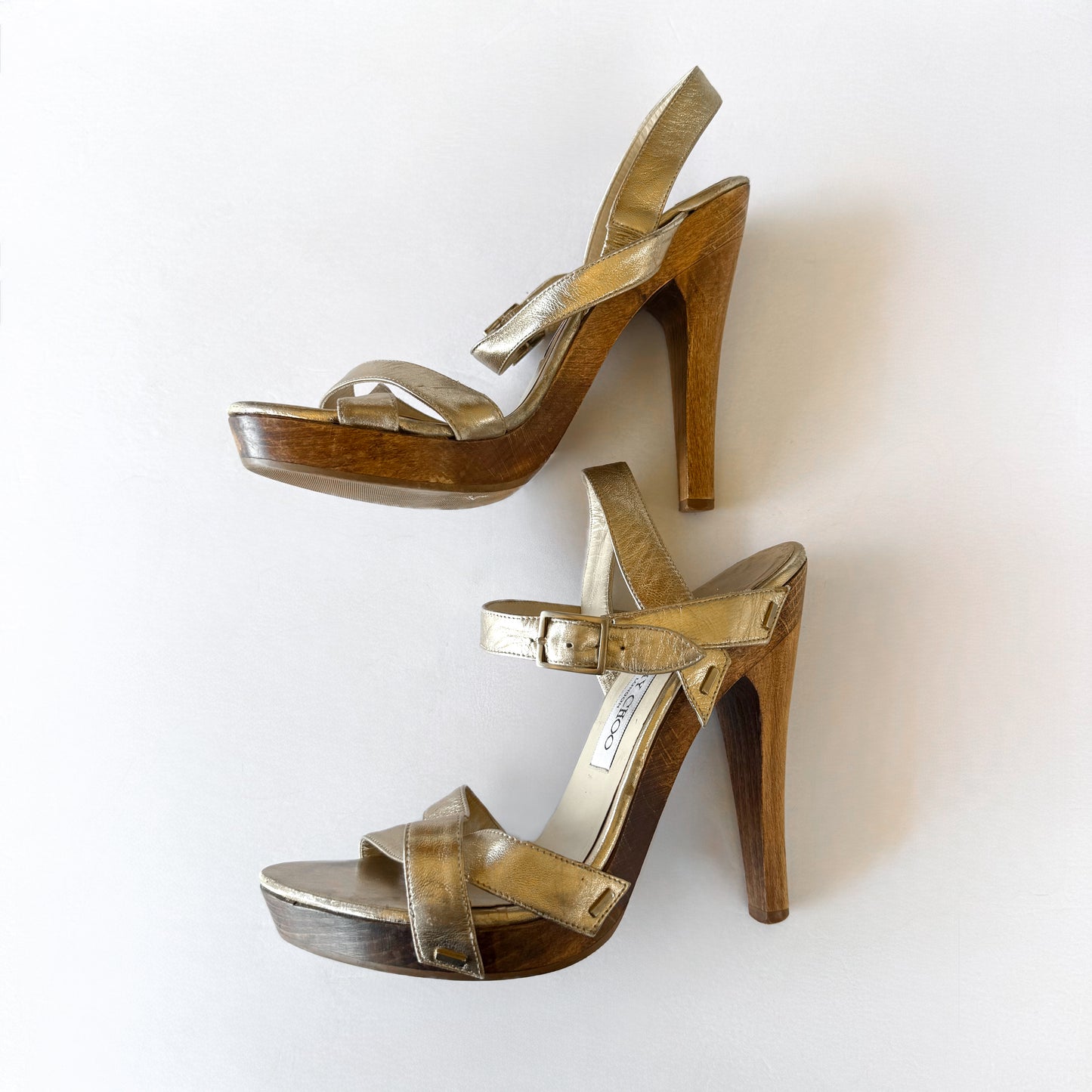 Vintage Jimmy Choo Sandal Heels (38)