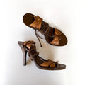 Vintage Chloe Lace Up Sandal Heels (37)