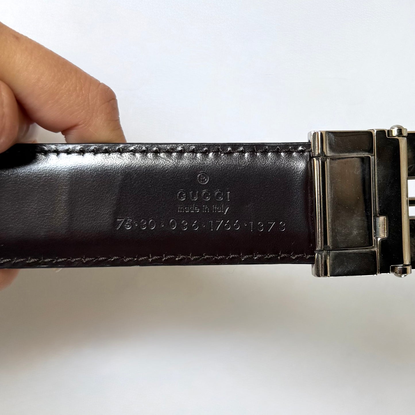 Vintage Gucci G Logo Belt