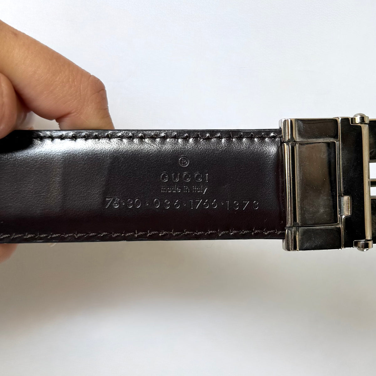 Vintage Gucci G Logo Belt