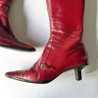 Vintage Prada Leather Boots (37.5)