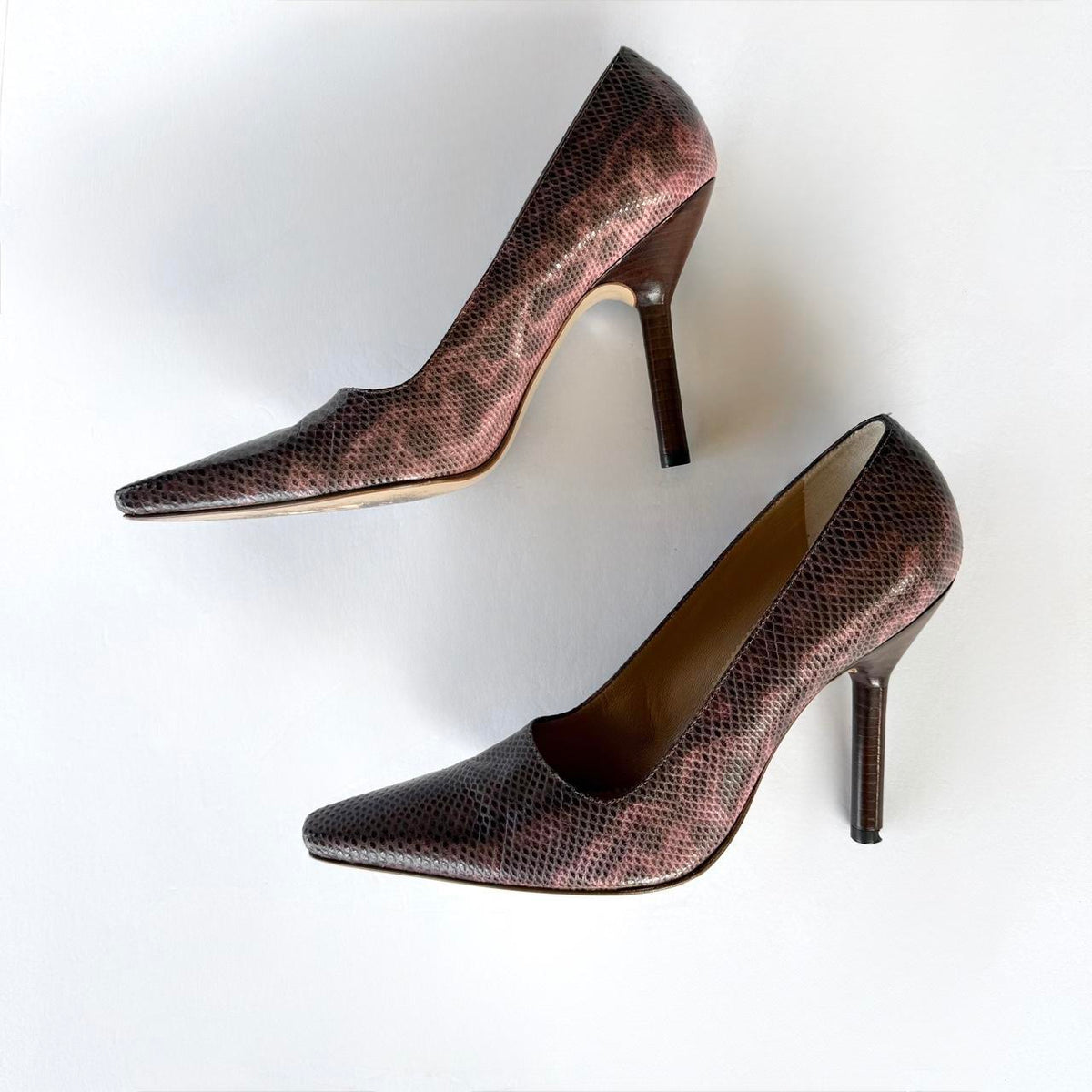 Vintage Gucci Snakeskin Pumps (7)