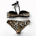 Vintage Cavalli Leopard Print Bikini Set