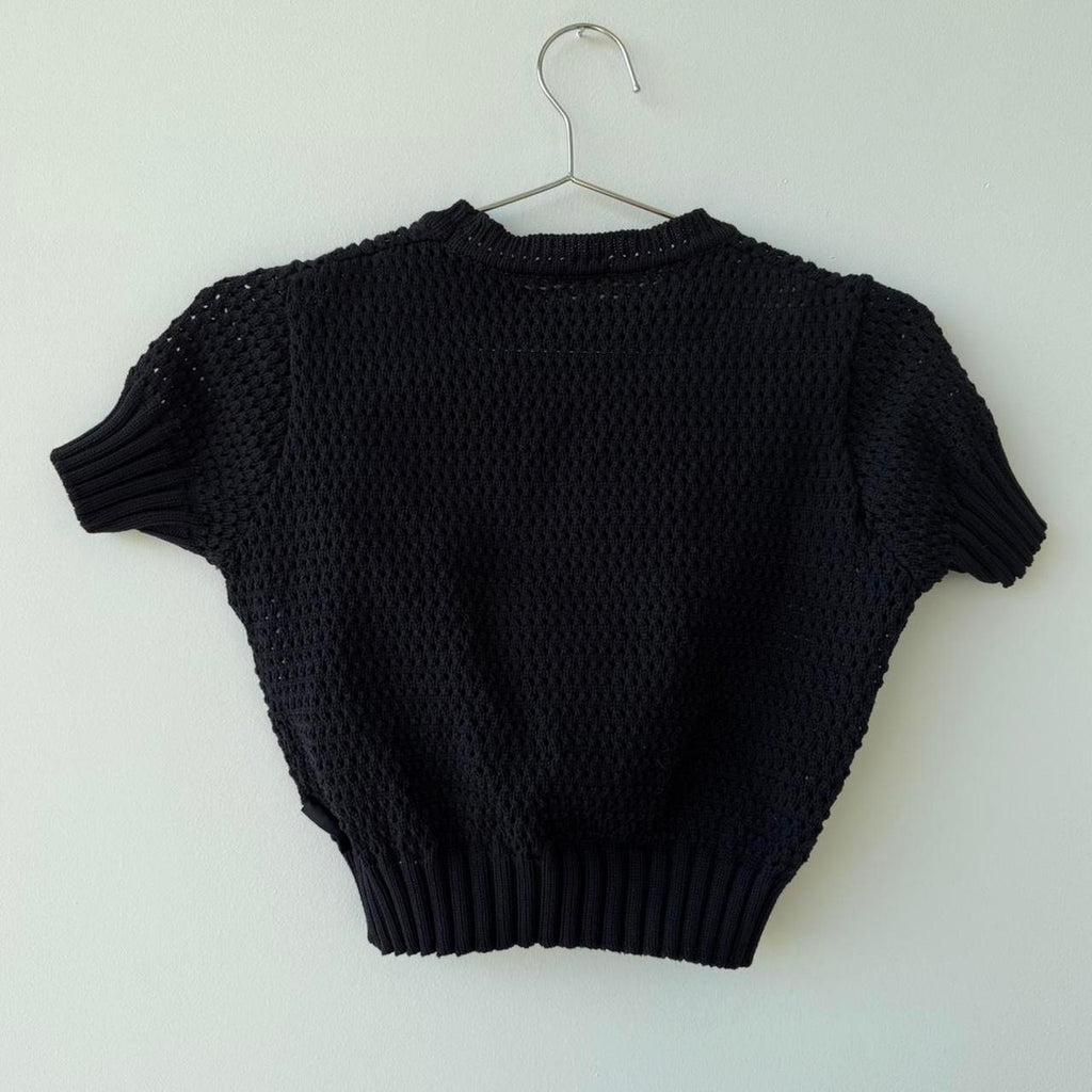 Dolce and Gabbana Cropped Crochet Top