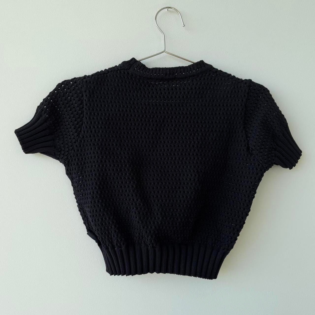 Dolce and Gabbana Cropped Crochet Top