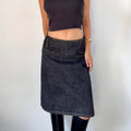 Dolce & Gabbana Denim Midi Skirt