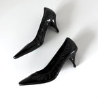 Prada Leather Kitten Heel Pumps (37.5)