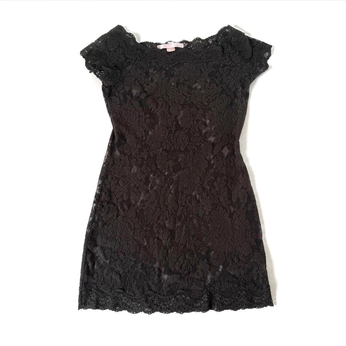 Vintage Victoria’s Secret Sheer Lace Mini Dress