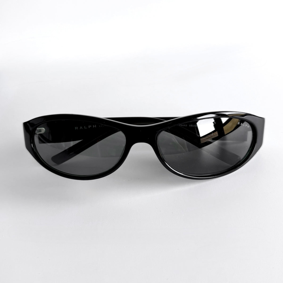 Vintage Ralph Lauren Black Slim Wrap Sunglasses