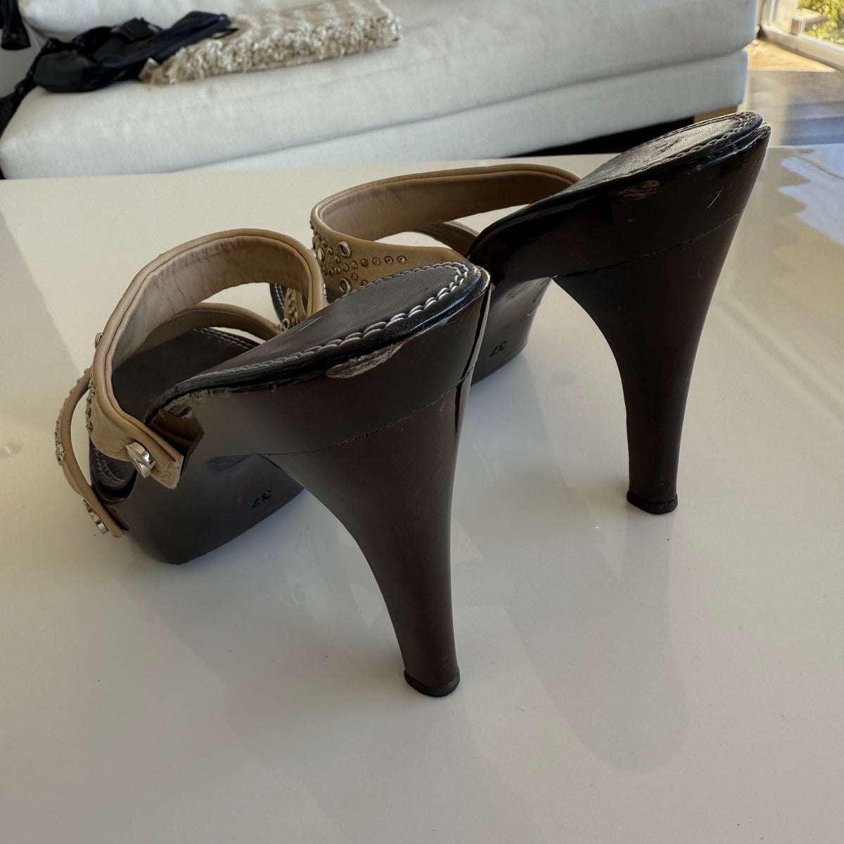 Vintage Versace Studded Heels (37)