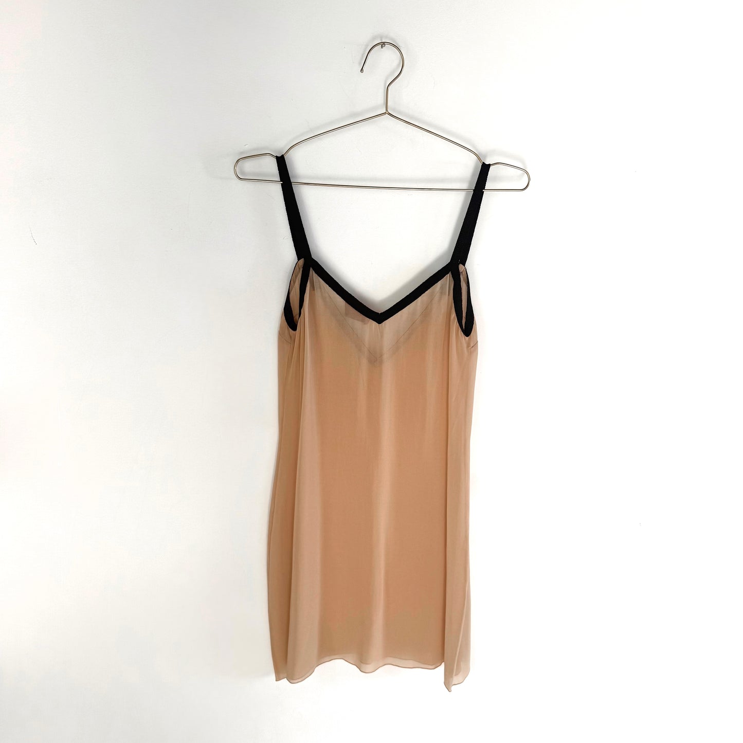 Vintage Missoni Sheer Nude Slip Mini Dress
