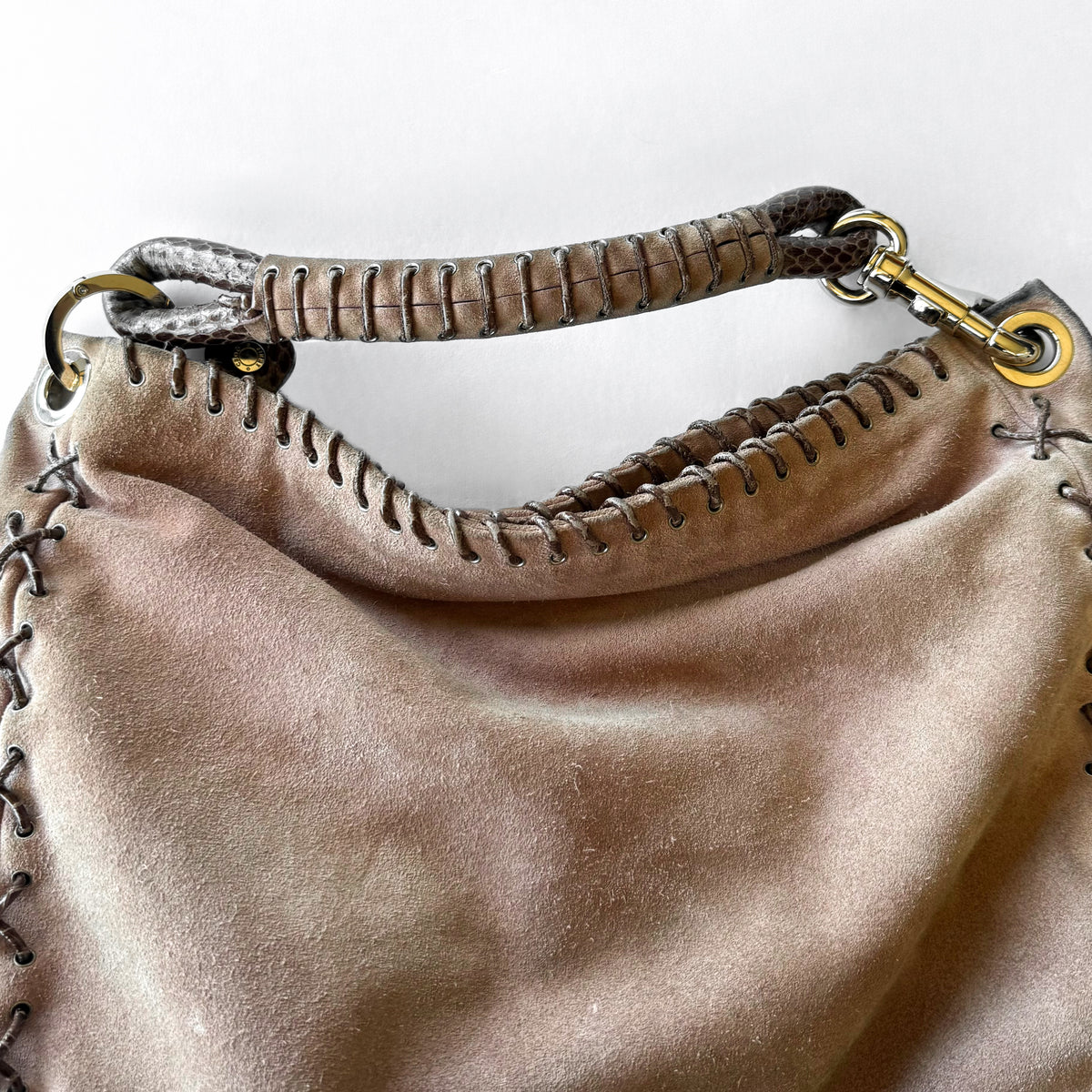 Jimmy Choo Suede Shoulder Bag