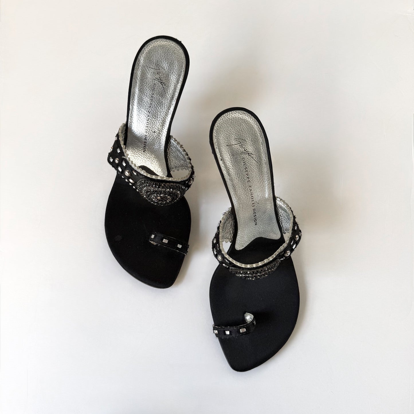 Vintage Giuseppe Zanotti Beaded Sandal Heels (39)