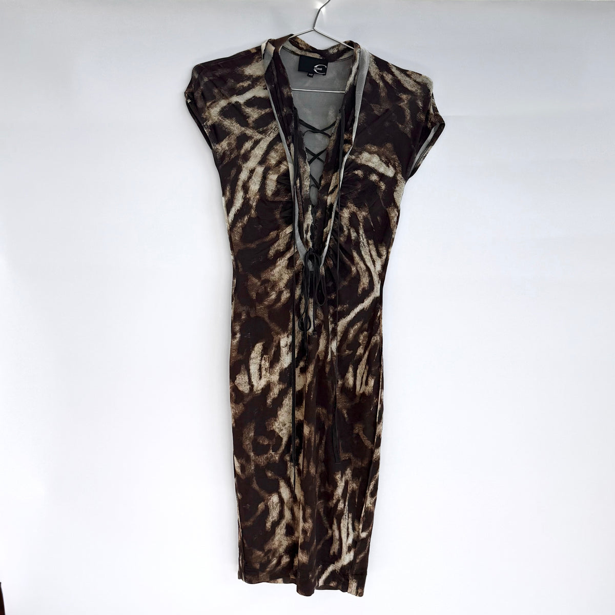 Cavalli Lace Up Dress