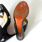 Vintage Versace Wedge Sandal Heels (36)