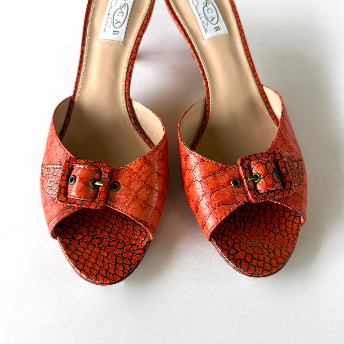 Vintage Oscar De La Renta Sandal Heels (8.5)