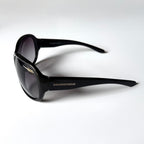 Vintage Polo Ralph Lauren Black Oversized Sunglasses
