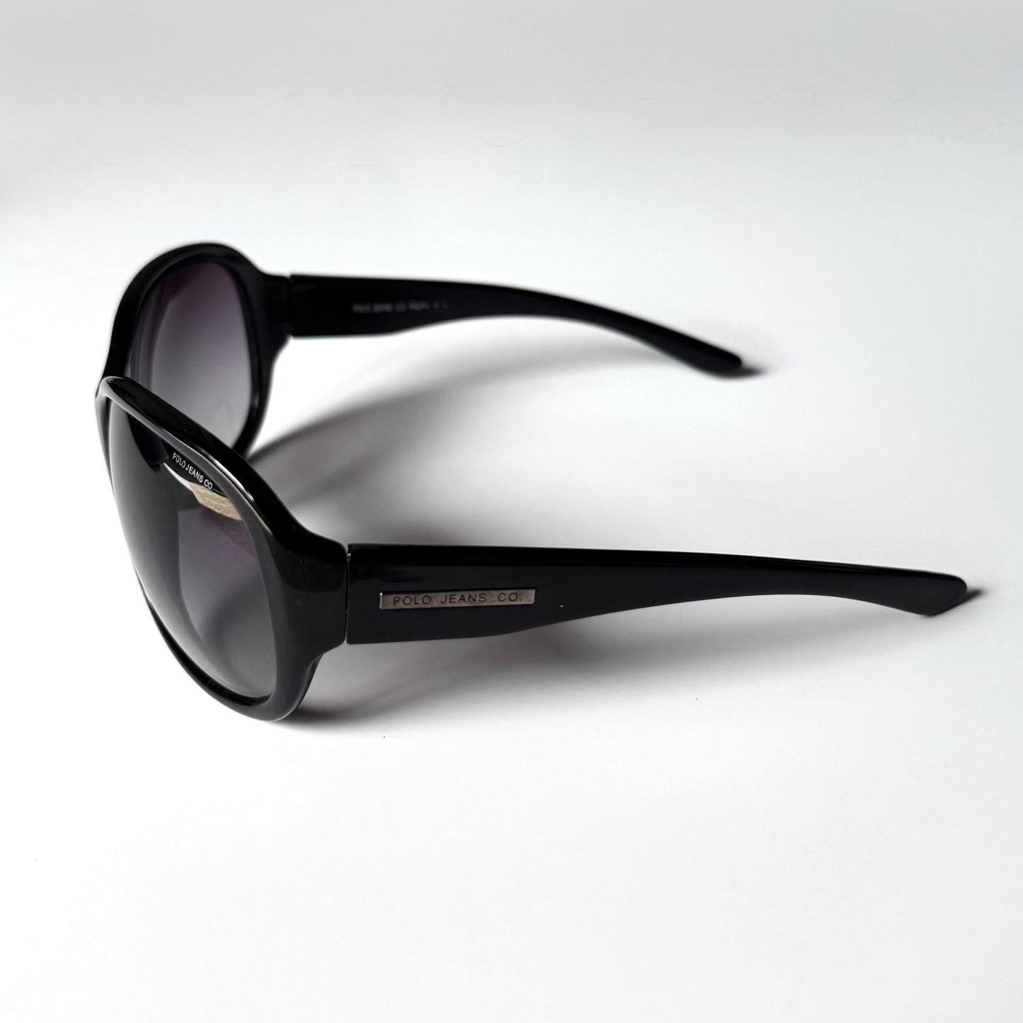 Vintage Polo Ralph Lauren Black Oversized Sunglasses