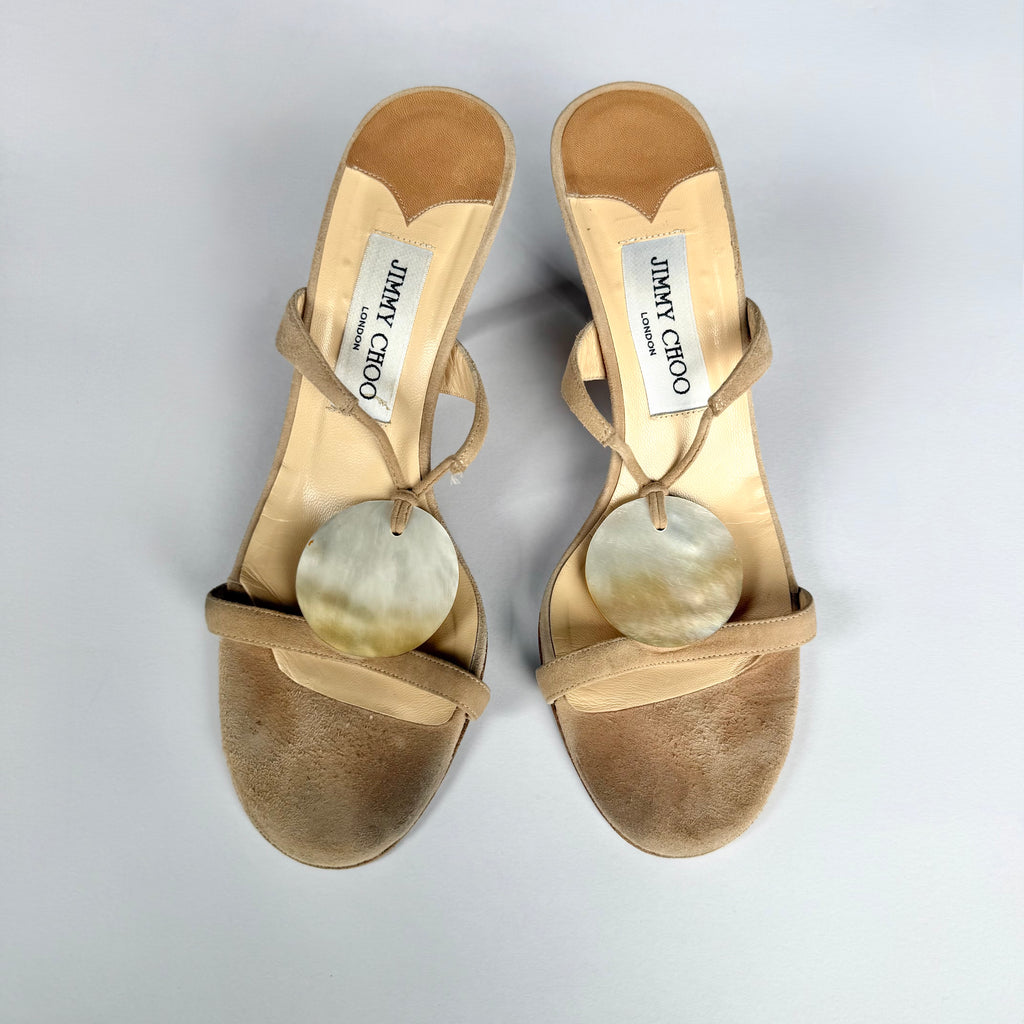 Vintage Jimmy Choo Seashell Heels