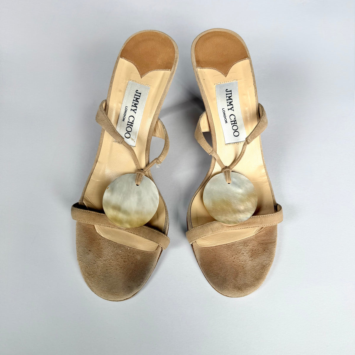 Vintage Jimmy Choo Seashell Heels