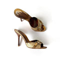 Vintage Gucci Gold Horsebit Mule Heels (7)