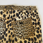 Vintage Cavalli Cheetah Print Midi Skirt