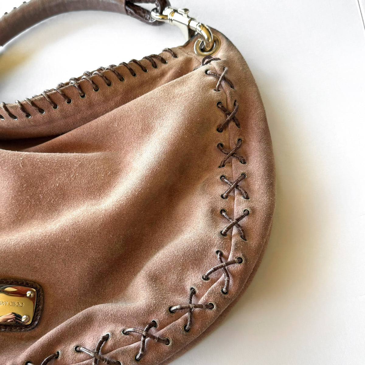 Jimmy Choo Suede Shoulder Bag