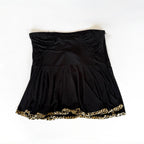 Just Cavalli Leopard Trim Mini Skirt