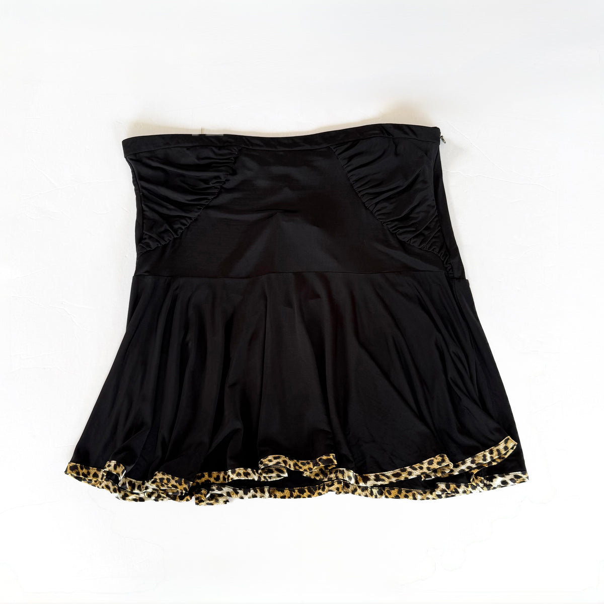 Just Cavalli Leopard Trim Mini Skirt