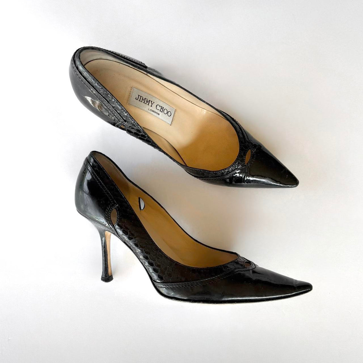 Jimmy Choo Cut Out Pumps (37.5)