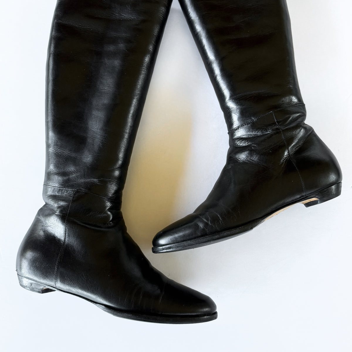 Vintage Jimmy Choo Leather Boots (35.5)