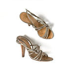 Vintage Giuseppe Zanotti Metallic Strappy Heels (36.5)